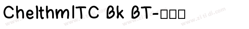 ChelthmITC Bk BT字体转换